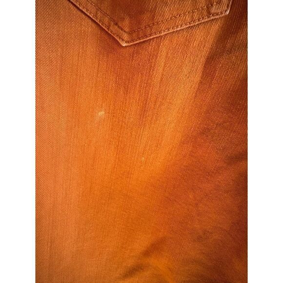 Whimsy & Row Sz 28 Wide Leg Organic Cotton Flora Pant Burnt Orange GUC - Picture 5 of 6